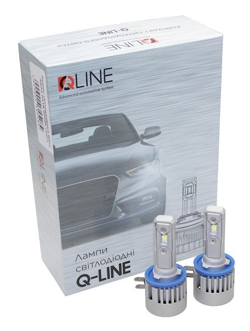 Лампи світлодіодні Qline Alpha H11B 6000K (2шт)