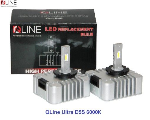 Лампи світлодіодні Qline Ultra D5S 6000K (2шт)