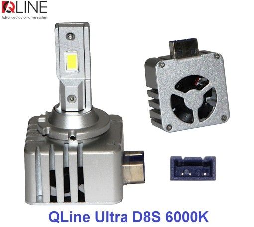 Лампи світлодіодні Qline Ultra D8S 6000K (2шт)