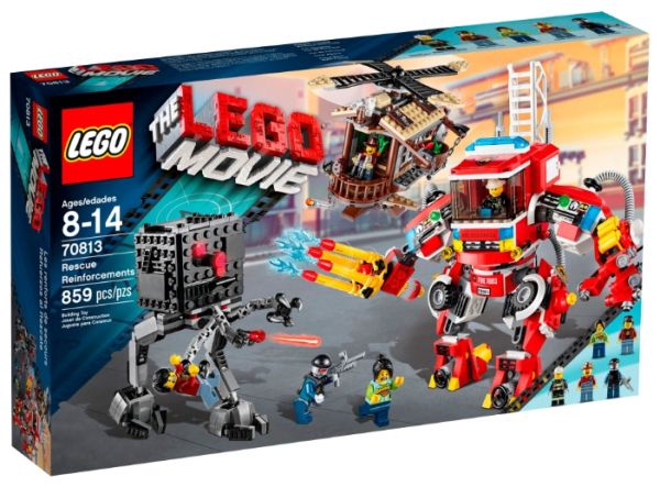 Пластмассовый конструктор LEGO Movie Подкрепление спешит на помощь 70813