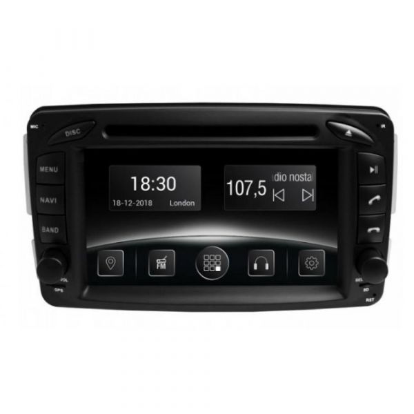 Штатная магнитола Gazer CM5007-W163 Mercedes A (W168), C (W203), E (W210), CLK(W209)