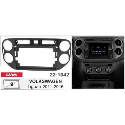 Рамка перехідна Carav 22-1042 VW Tiguan