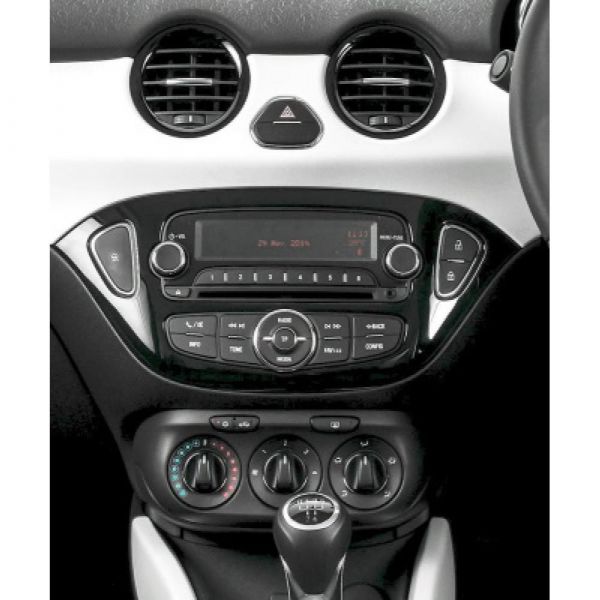 11-552 (carav) Рамка переходная  Opel Adam 2013+/Corsa 2015-> (black)