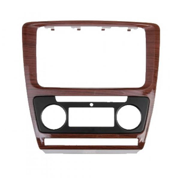 Рамка переходная 781-08-104 Skoda Octavia 2008-2013 (Auto Air-Cond) Wooden