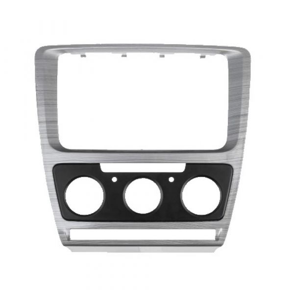 Рамка переходная 781-08-106 Skoda Octavia 2008-2013 (Manual Air-Cond) Grey-HQ