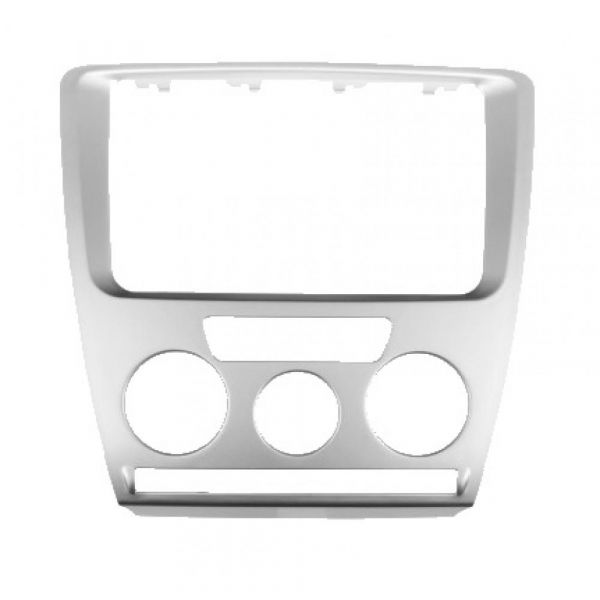 Рамка переходная 781-08-111 Skoda Octavia 2004-2013 (not for Auto Air-Cond) Silver