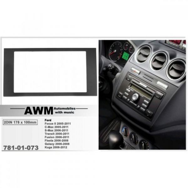 Рамка переходная 781-01-073 Ford Focus II / C-Max2005+, S-Max / Fusion / Transit 2