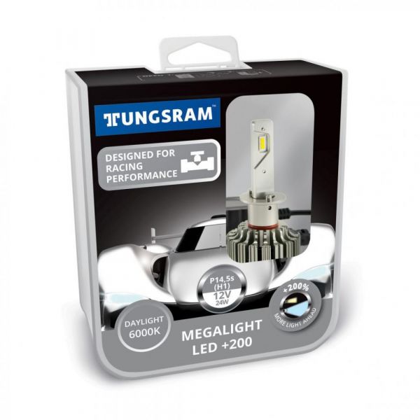Лампы светодиодные Tungsram Megalight LED H1 6000K PX26d 60410 PB2