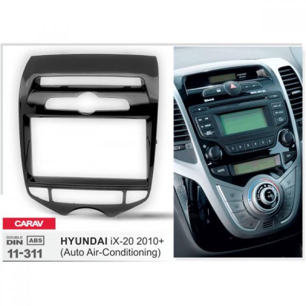 Рамка переходная Carav 11-311 Hyundai IX20 2010+ (Auto air cond)
