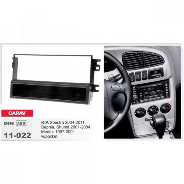 Рамка переходная Carav 11-022 KIA Spectra/Sephia/Shuma/Mentor 1997+ 1DIN