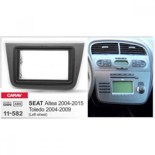 Рамка переходная Carav 11-582 Seat Altea 2004-2015, Toledo 2004-2009