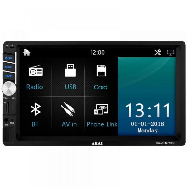 Автомагнитола AKAI CA-2DIN7135S