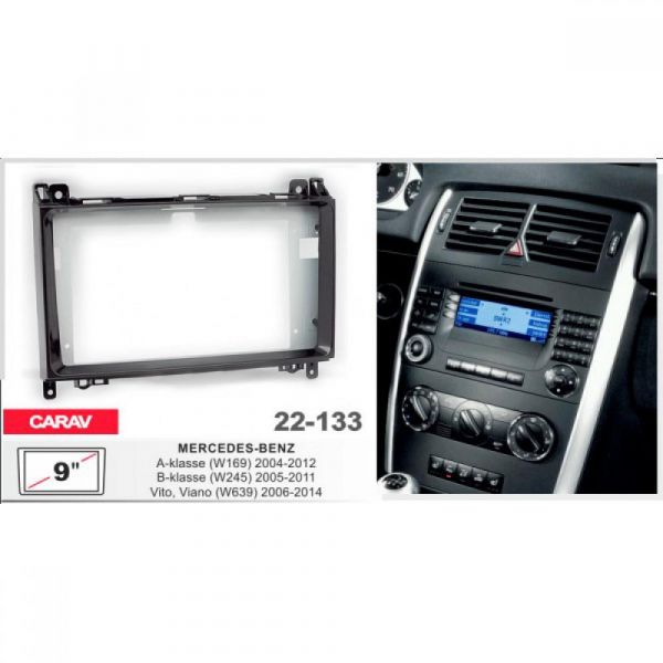 Рамка переходная Carav 22-133 Mercedes A/В-klasse 2004+/Vito,Viano 2006+