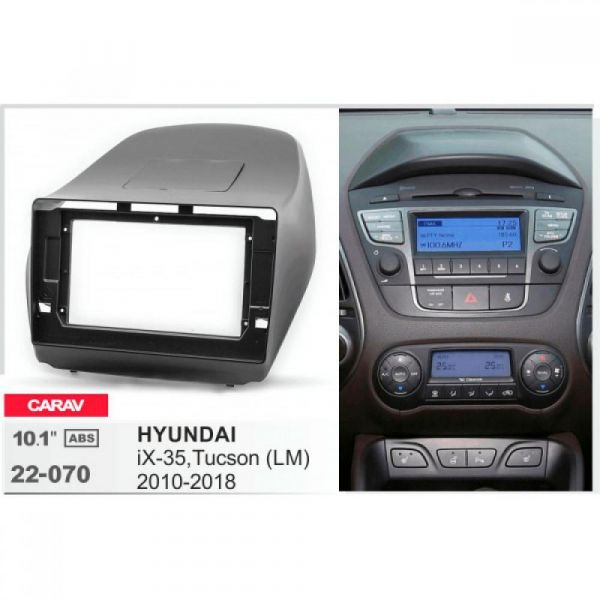 Рамка переходная Carav 22-070 Hyundai IX-35, Tucson