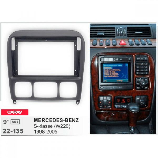 Рамка переходная Carav 22-135 Mercedes S-klasse