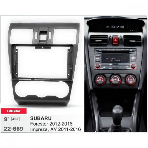 Рамка переходная Carav 22-659 Subaru Forester, Impreza, XV