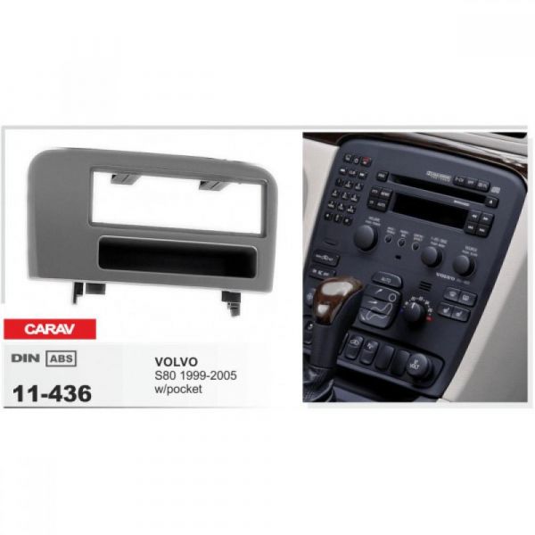 Рамка переходная Carav 11-436 Volvo S80 1999-2005