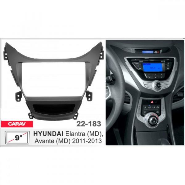 Рамка переходная Carav 22-183 Hyundai Elantra, Avante