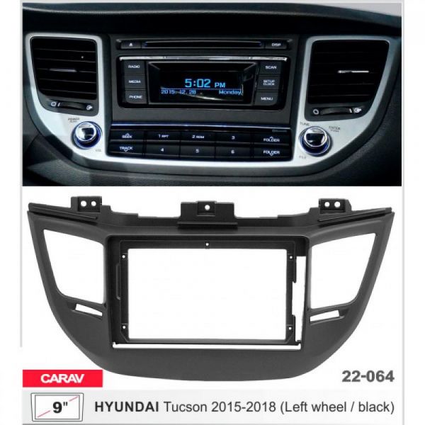 Рамка переходная Carav 22-064 Hyundai Tucson