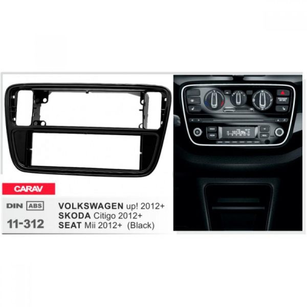Рамка переходная Carav 11-312 Volkswagen, Skoda, Seat