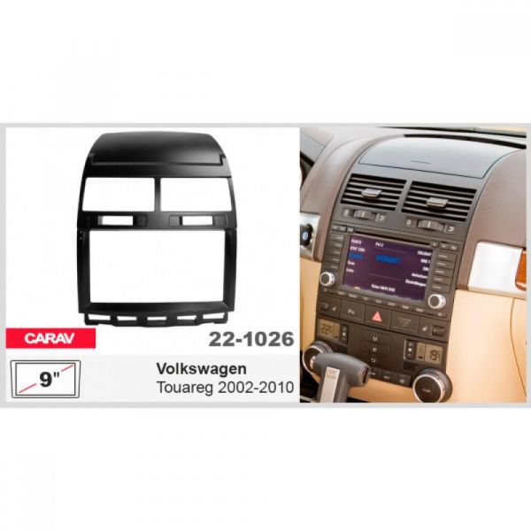 Рамка переходная Carav 22-1026 Volkswagen Touareg