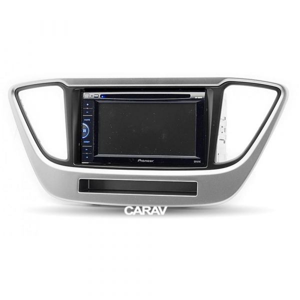 Рамка Carav 11-784 HYUNDAI Accent, Solaris, Verna 2017+ 2-DIN