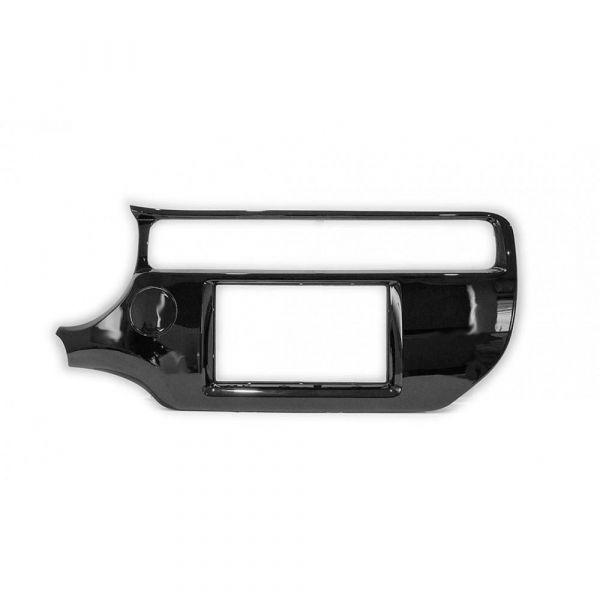 Рамка переходная Carav 11-611 KIA Rio, K3 2015+ piano black 2DIN