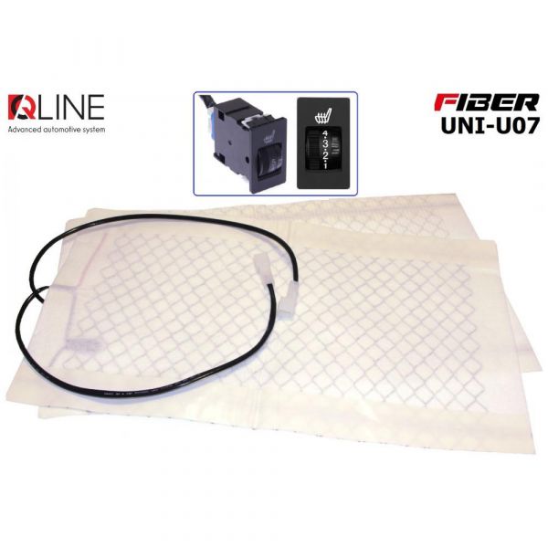 Подогрев сидений QLine Fiber UNI-U07 (1 сидение)