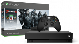 Стационарная игровая приставка Microsoft Xbox One X 1TB + Gears 5