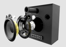 Моноблочна акустична система Morel Hogtalare Black Out
