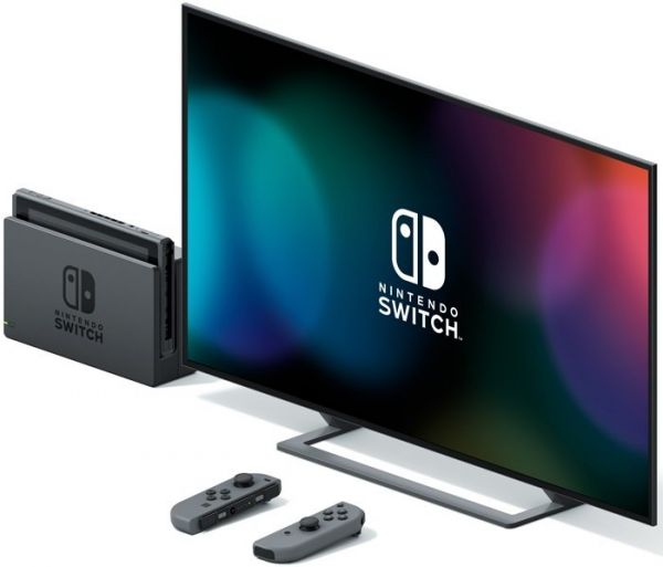 Портативная игровая приставка Nintendo Switch with Gray Joy Con