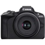 Бездзеркальний фотоапарат Canon EOS R50 kit RF-S 18-45mm IS STM Black (5811C033)