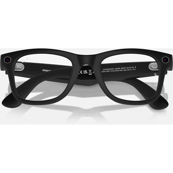 Смарт-окуляри Ray-Ban Смарт-окуляри Meta Wayfarer Standard Matte Black/Clear to G-15 Green Transitions RW4006 601SM1 50-22