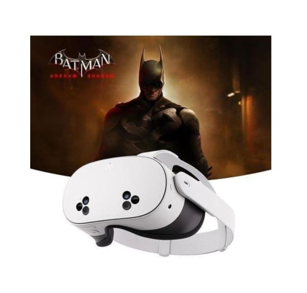 Окуляри віртуальної реальності Meta Quest 3S 256GB Batman Arkham Shadow Bundle