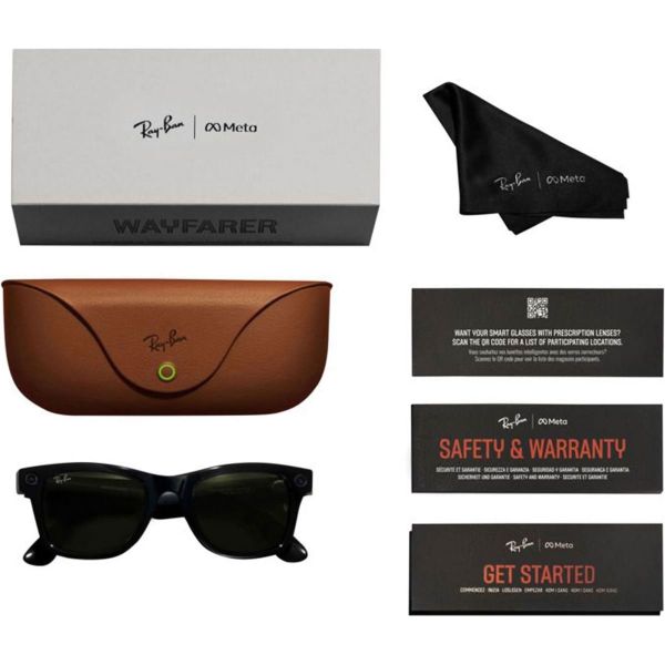 Смарт-окуляри Ray-Ban Meta Wayfarer Gen 2 Standard Matte Black Frame / Gradient Graphite Lenses (RW4012 601ST3 50-22)