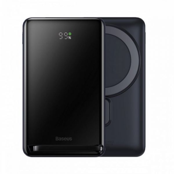 Baseus Magnetic Bracket Wireless 10000mAh 20W Black (PPCX000003)