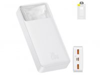 Зовнішній акумулятор (павербанк) Baseus Bipow Digital Display Powerbank 20000mAh 20W White (PPDML-M02)
