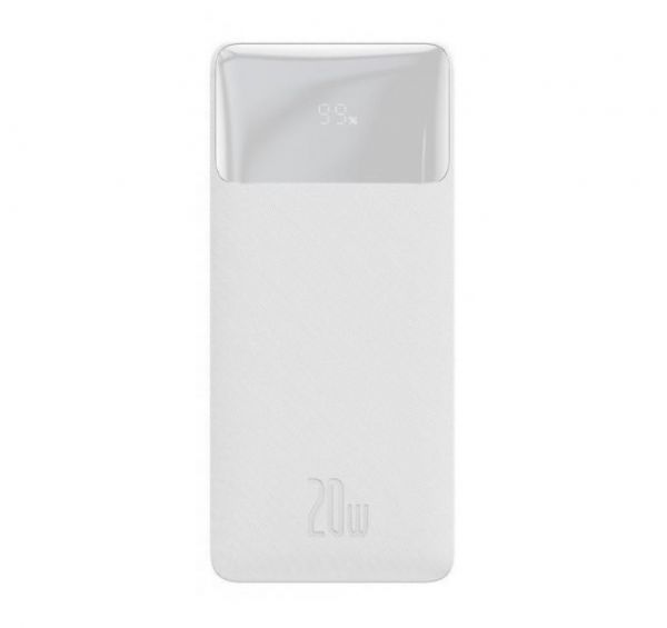 Внешний аккумулятор (Power Bank) Baseus Bipow Digital Display 30000mAh 20W White (PPDML-N02)
