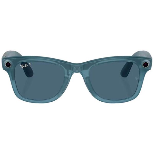 Смарт-окуляри Ray-Ban Meta Wayfarer Matte Jeans Frame Dusty Blue Lenses (RW4006 67552V 50-22)