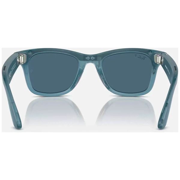 Смарт-окуляри Ray-Ban Meta Wayfarer Matte Jeans Frame Dusty Blue Lenses (RW4006 67552V 50-22)