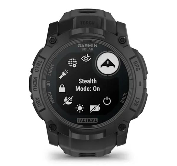 Garmin Instinct 3 50mm Solar Tactical Edition Black with Black Band (010-02935-50)