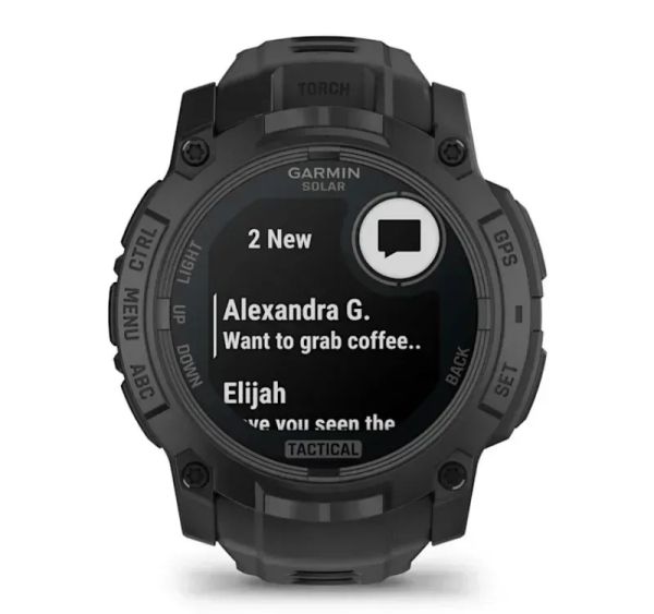 Garmin Instinct 3 50mm Solar Tactical Edition Black with Black Band (010-02935-50)