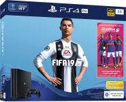 Игровая приставка Sony PlayStation 4 Pro 1TB + FIFA 19