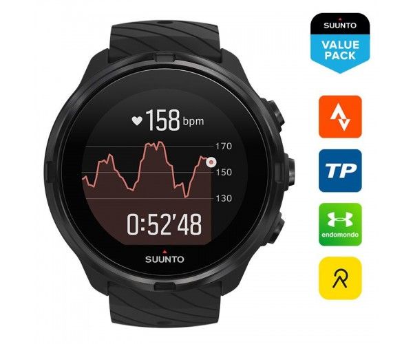 Смарт-годинник Suunto 9 ALL BLACK (SS050257000)