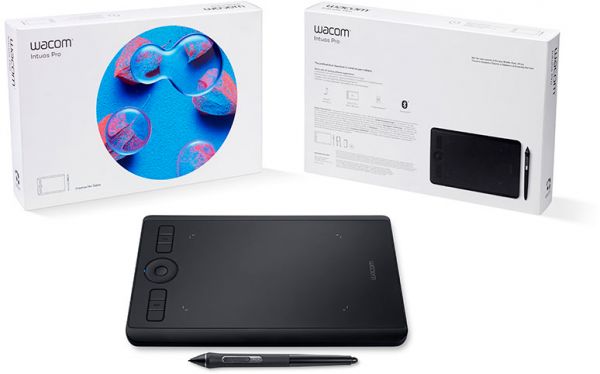 Графический планшет Wacom Intuos Pro S Bluetooth Black (PTH460K0B)