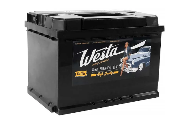 Автомобільний акумулятор Westa 6CT-75 АзЕ Pretty Powerful (WPP750)