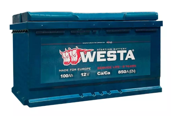 Автомобільний акумулятор WESTA 6CT-100Аh Аз (WPR101)