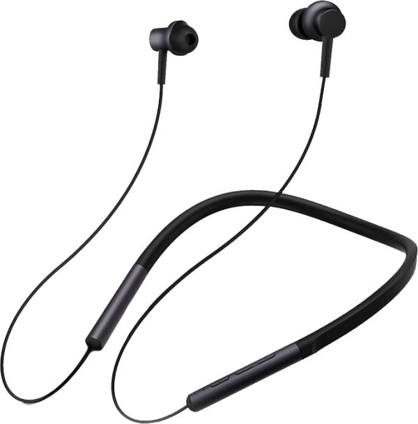 Наушники с микрофоном Xiaomi Necklace Earphones Black (LYXQEJ01JY)