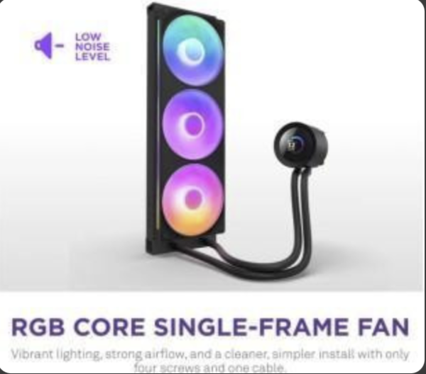 Водяне охолодження NZXT Kraken Plus 360 RGB V2 Black (RL-KR360-B2)