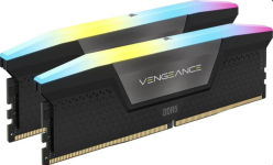 Пам'ять для настільних комп'ютерів Corsair 32 GB (2x16GB) DDR5 6000 MHz Vengeance RGB AMD EXPO (CMH32GX5M2E6000Z36)